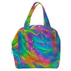 Marble Art Pattern Boxy Hand Bag