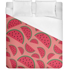 Watermelon Red Food Fruit Healthy Summer Fresh Duvet Cover (california King Size) by Wegoenart