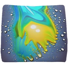 Liquid Background Seat Cushion by GardenOfOphir