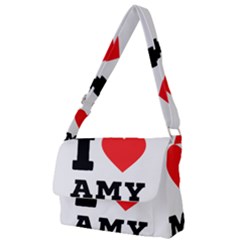 I Love Amy Full Print Messenger Bag (s) by ilovewhateva