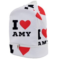 I Love Amy Zip Bottom Backpack by ilovewhateva