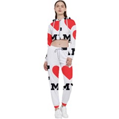 I Love Amy Cropped Zip Up Lounge Set by ilovewhateva
