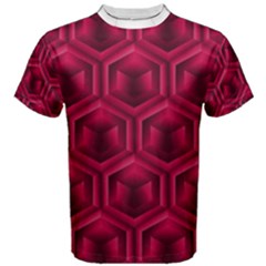 Polygon And Cube  Men s Cotton Tee by TriThread