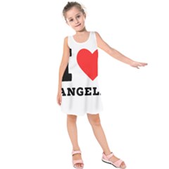 I Love Angela  Kids  Sleeveless Dress