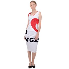 I Love Angela  Sleeveless Pencil Dress by ilovewhateva