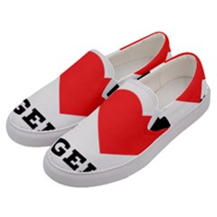 I Love Angela  Men s Canvas Slip Ons by ilovewhateva