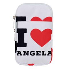 I Love Angela  Waist Pouch (small) by ilovewhateva