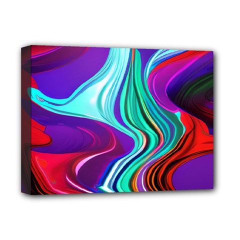 Fluid Background Deluxe Canvas 16  X 12  (stretched)  by GardenOfOphir