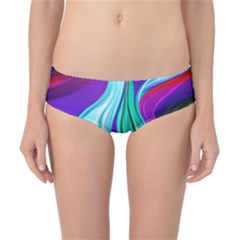 Fluid Background Classic Bikini Bottoms by GardenOfOphir