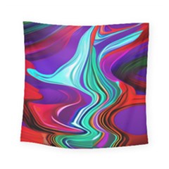 Fluid Background Square Tapestry (Small)