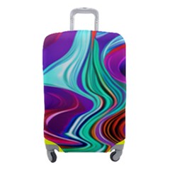 Fluid Background Luggage Cover (small)