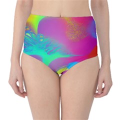 Fluid Background Classic High-waist Bikini Bottoms by GardenOfOphir