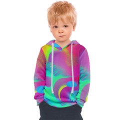 Fluid Background Kids  Overhead Hoodie by GardenOfOphir