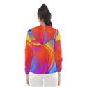 Liquid Art Pattern Women s Hooded Windbreaker View2