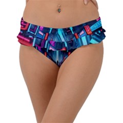 City People Cyberpunk Frill Bikini Bottoms