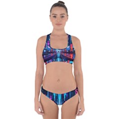 City People Cyberpunk Cross Back Hipster Bikini Set