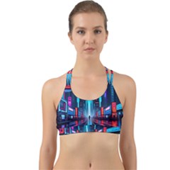 City People Cyberpunk Back Web Sports Bra