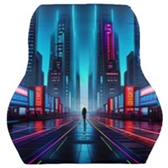 City People Cyberpunk Car Seat Back Cushion 