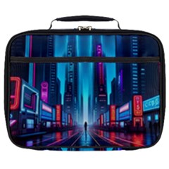 City People Cyberpunk Full Print Lunch Bag by Jancukart