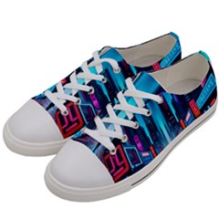 City People Cyberpunk Women s Low Top Canvas Sneakers