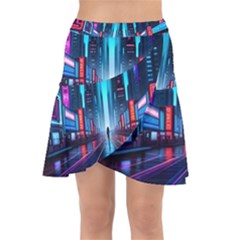 City People Cyberpunk Wrap Front Skirt