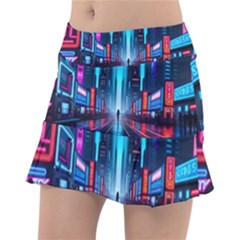 City People Cyberpunk Classic Tennis Skirt