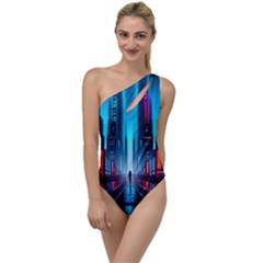 City People Cyberpunk To One Side Swimsuit