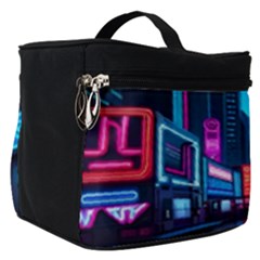 City People Cyberpunk Make Up Travel Bag (small) by Jancukart