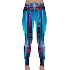 City People Cyberpunk Lightweight Velour Classic Yoga Leggings