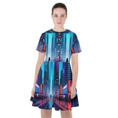 City People Cyberpunk Sailor Dress