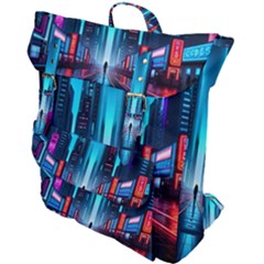 City People Cyberpunk Buckle Up Backpack