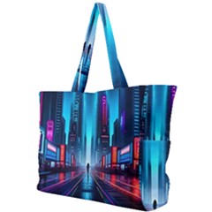 City People Cyberpunk Simple Shoulder Bag