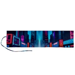 City People Cyberpunk Roll Up Canvas Pencil Holder (L)