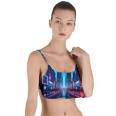 City People Cyberpunk Layered Top Bikini Top 