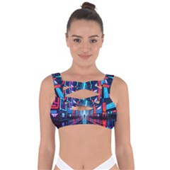 City People Cyberpunk Bandaged Up Bikini Top