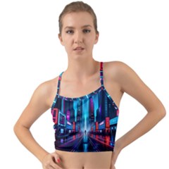 City People Cyberpunk Mini Tank Bikini Top