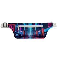 City People Cyberpunk Active Waist Bag by Jancukart