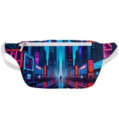 City People Cyberpunk Waist Bag  by Jancukart