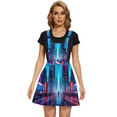 City People Cyberpunk Apron Dress