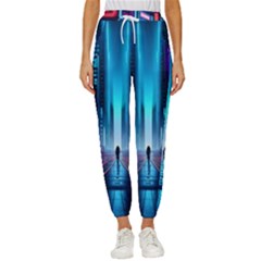 City People Cyberpunk Cropped Drawstring Pants