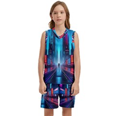 City People Cyberpunk Kids  Basketball Mesh Set