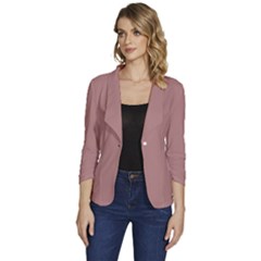 Water Nymph	 - 	one-button 3/4 Sleeve Short Jacket by ColorfulWomensWear