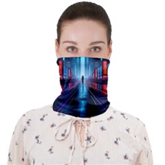 City People Cyberpunk Face Covering Bandana (adult) by Jancukart