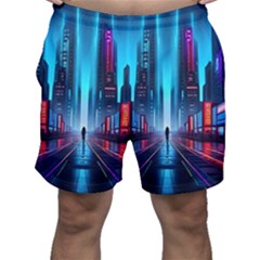City People Cyberpunk Men s Shorts