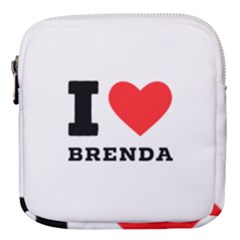 I Love Brenda Mini Square Pouch by ilovewhateva