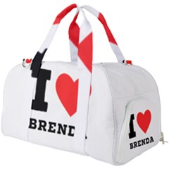 I Love Brenda Burner Gym Duffel Bag by ilovewhateva