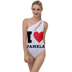 I Love Pamela To One Side Swimsuit by ilovewhateva