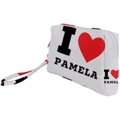 I Love Pamela Wristlet Pouch Bag (small)