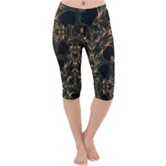 Flytrap Lightweight Velour Cropped Yoga Leggings by MRNStudios