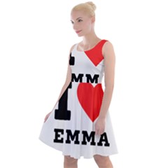 I Love Emma Knee Length Skater Dress by ilovewhateva